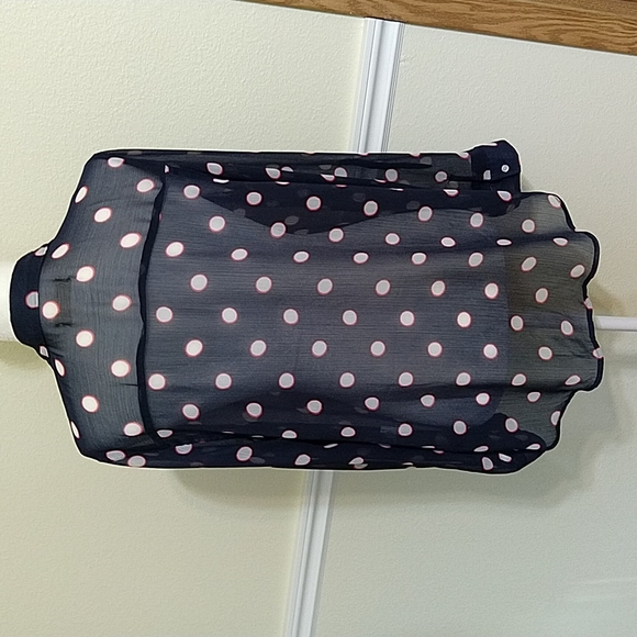 Hollister Sheer Polka Dot Blouse - Picture 5 of 9
